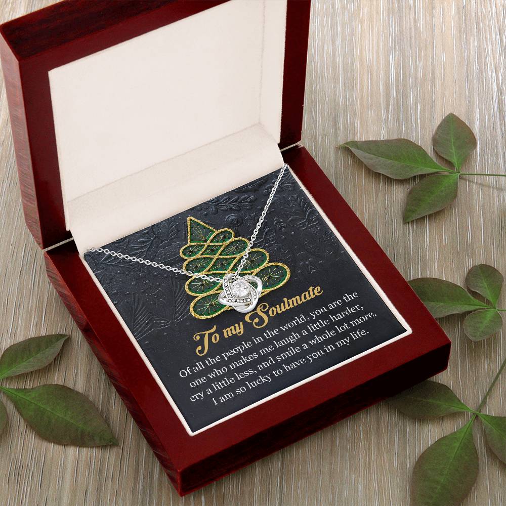 To My Soulmate Necklace, Christmas Gift For Girlfriend, Christmas Gifts Ideas For Wife, Soulmate Necklace Women
