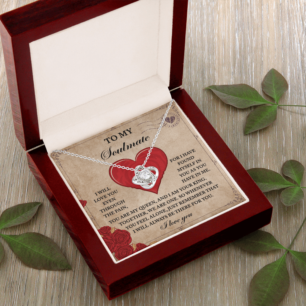 To My Soulmate Necklace, Valentine Gift For Wife From Husband, Valentine's Gift For Wife, Great Valentine Gifts For Her, Valentine's Day For Her