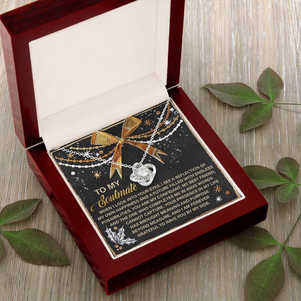 To My Soulmate Necklace For Women, Soulmate Necklace For Women, Christmas For Wife, Funny Christmas Gifts For Wife
