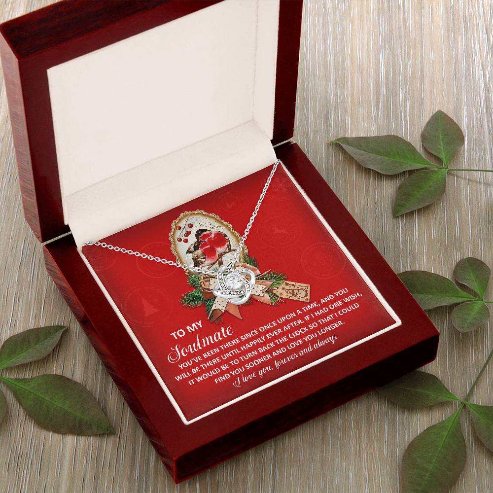 To My Soulmate Necklace, Christmas Gifts For Her, Christmas Presents For Women, Wife's Christmas Gift, Christmas For Wife
