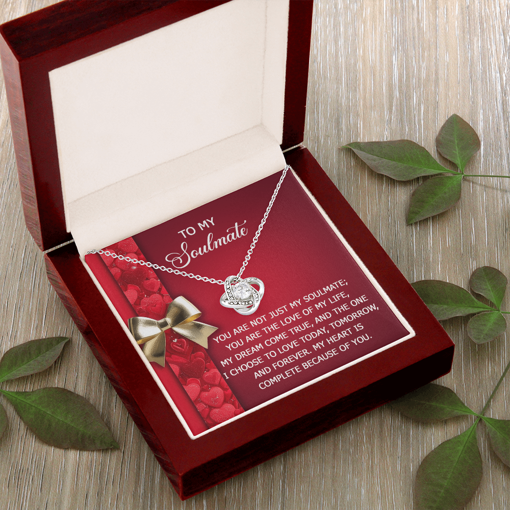 To My Soulmate Necklace, Soulmate Gifts For Women, Valentine Presents For Women, Valentine's Day For Her, Valentine Gifts For Women