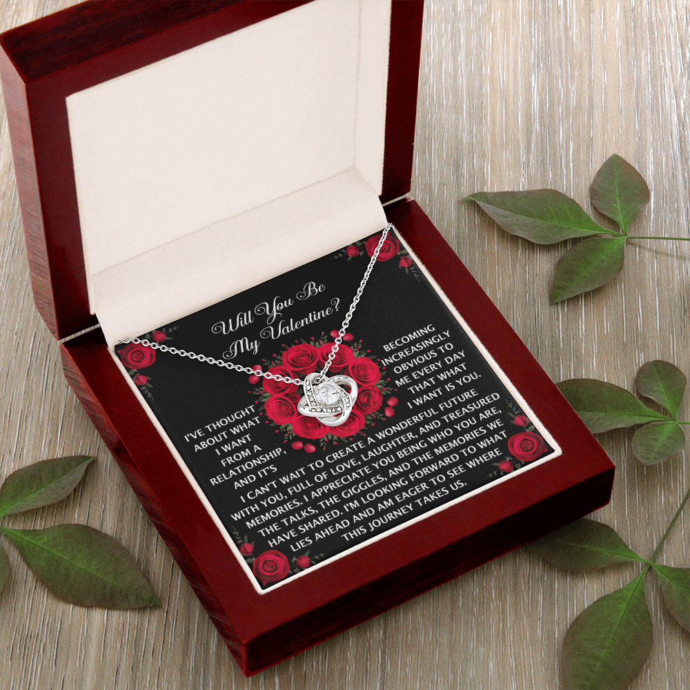 Will You Be My Valentine Necklace, Valentine's Day For Her, Unique Valentine Gifts For Her, Valentine's Day Necklace For Her, Valentine Funny Gifts