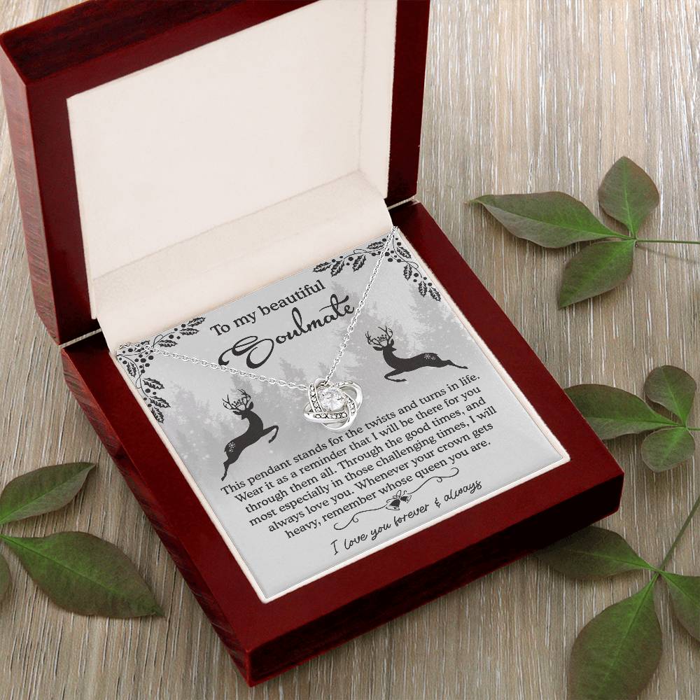 To My Beautiful Soulmate Necklace, My Soulmate Gifts For Her, Wife Christmas Gift Ideas, Christmas Presents For Gf