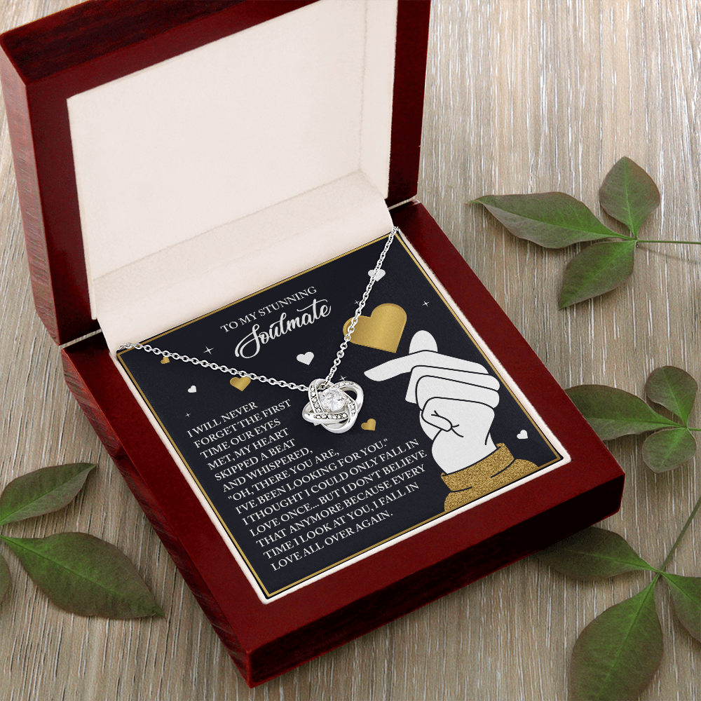 To My Stunning Soulmate Necklace, Valentine Gift For My Wife, Valentine's Gifts For Wife, Valentine Gifts For Her Romantic, Valentine's Day Gifts