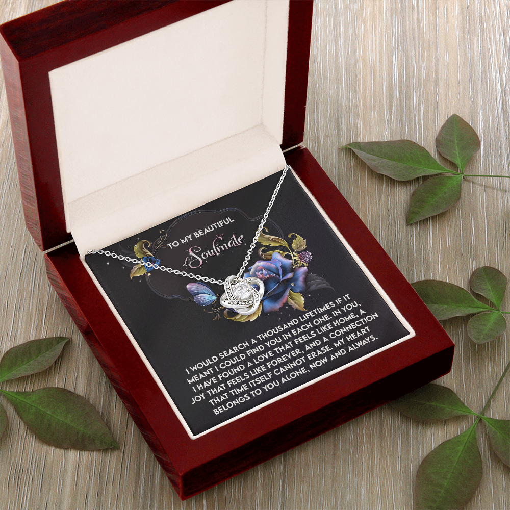 To My Beautiful Soulmate Necklace, Best Gifts For Girlfriend Christmas, Valentine Gifts For Her, Best Valentine Gifts For Her, Valentine's For Her