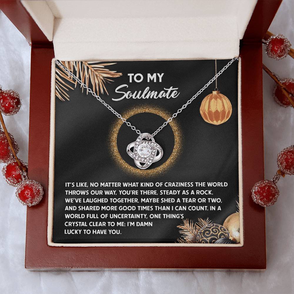 To My Soulmate Necklace, Christmas Gift Ideas 2024, Christmas Presents For Her, Girlfriend Christmas Necklace, Ideas For Christmas