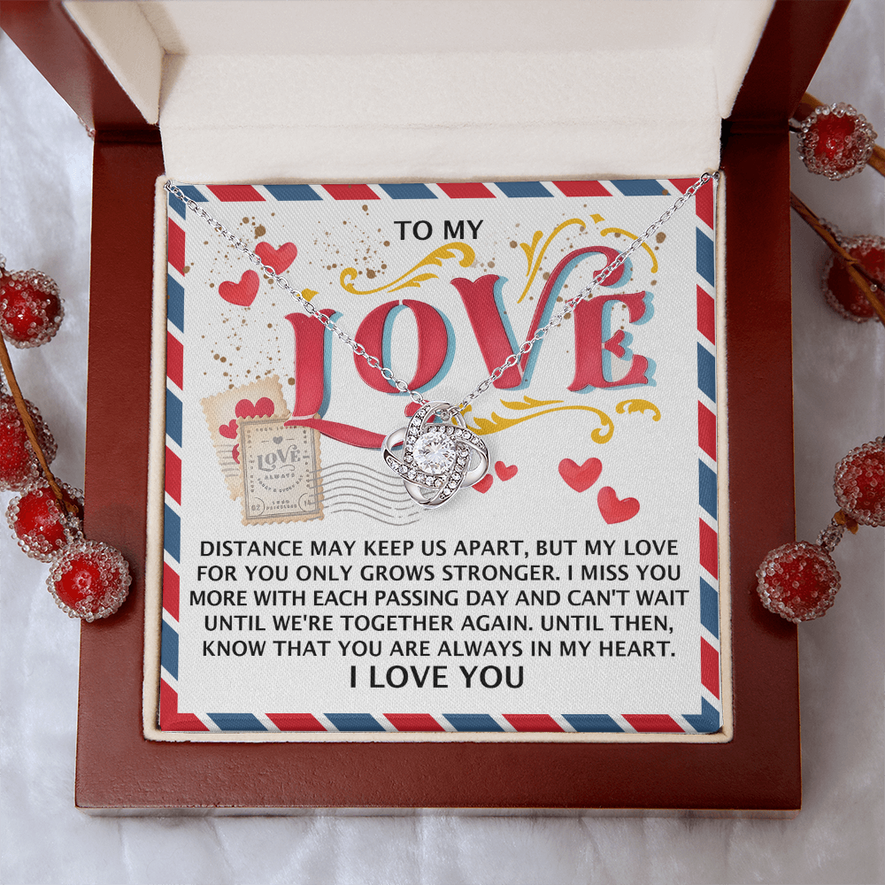 To My Love Necklace, Valentine Gifts For Her, Valentine's Day Necklace For Her, Valentine's Day Gift Wife, Valentine's Day Gifts For Women
