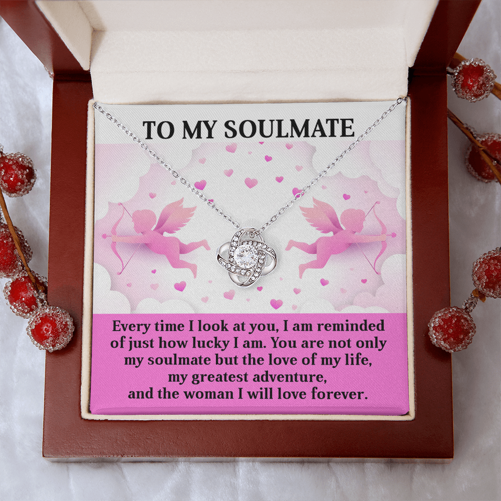 To My Soulmate Necklace, Valentine Gifts For Her, Best Valentine Gifts For Her, Valentine's Day Gifts For Women, Unique Valentine Gifts For Her