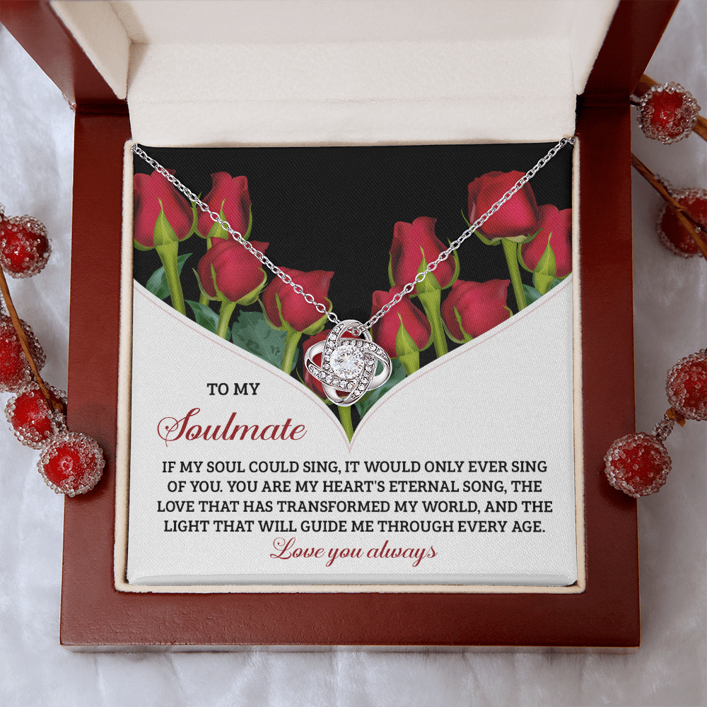 To My Soulmate Necklace, Gift For A Girlfriend Woman, Soulmate Necklace For Women, Valentine Gifts For My Wife, Necklaces For Your Girlfriend