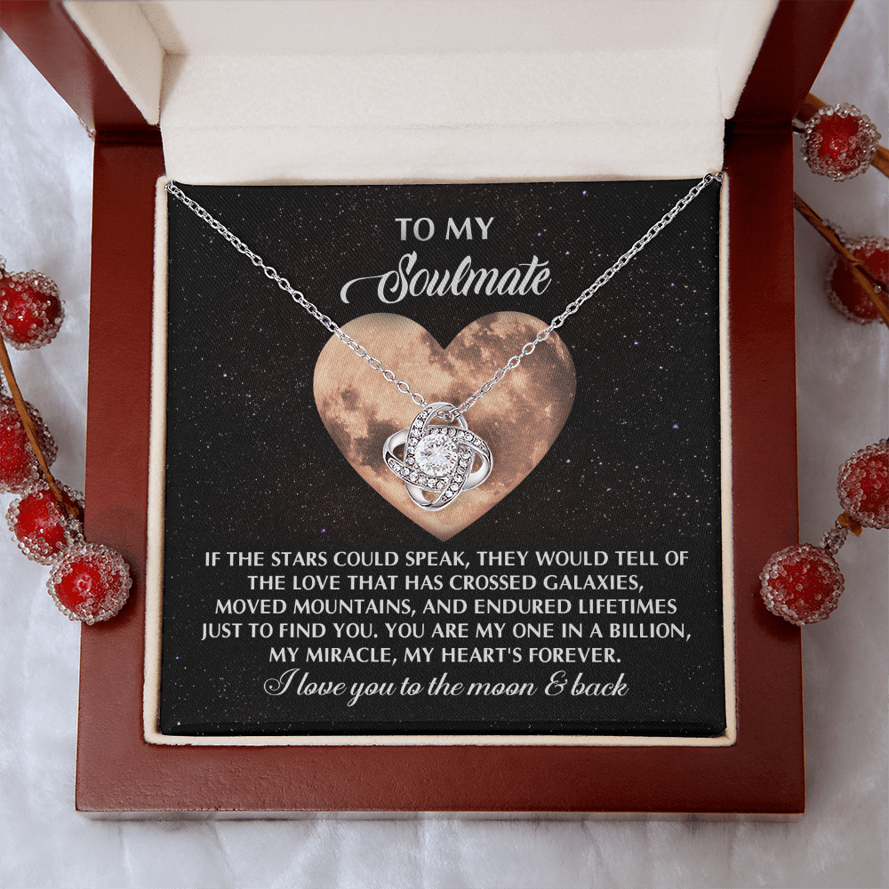 To My Soulmate Necklace, Gifts For Girlfriend From Girlfriend, Valentine's Gifts For Wife, Valentine Gift Ideas For Her, Perfect Gift For Girlfriend