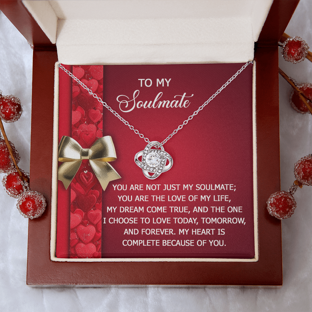 To My Soulmate Necklace, Soulmate Gifts For Women, Valentine Presents For Women, Valentine's Day For Her, Valentine Gifts For Women