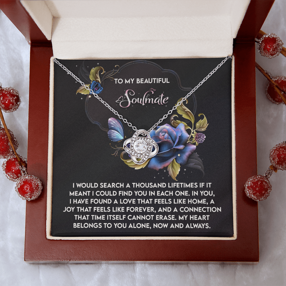 To My Beautiful Soulmate Necklace, Best Gifts For Girlfriend Christmas, Valentine Gifts For Her, Best Valentine Gifts For Her, Valentine's For Her