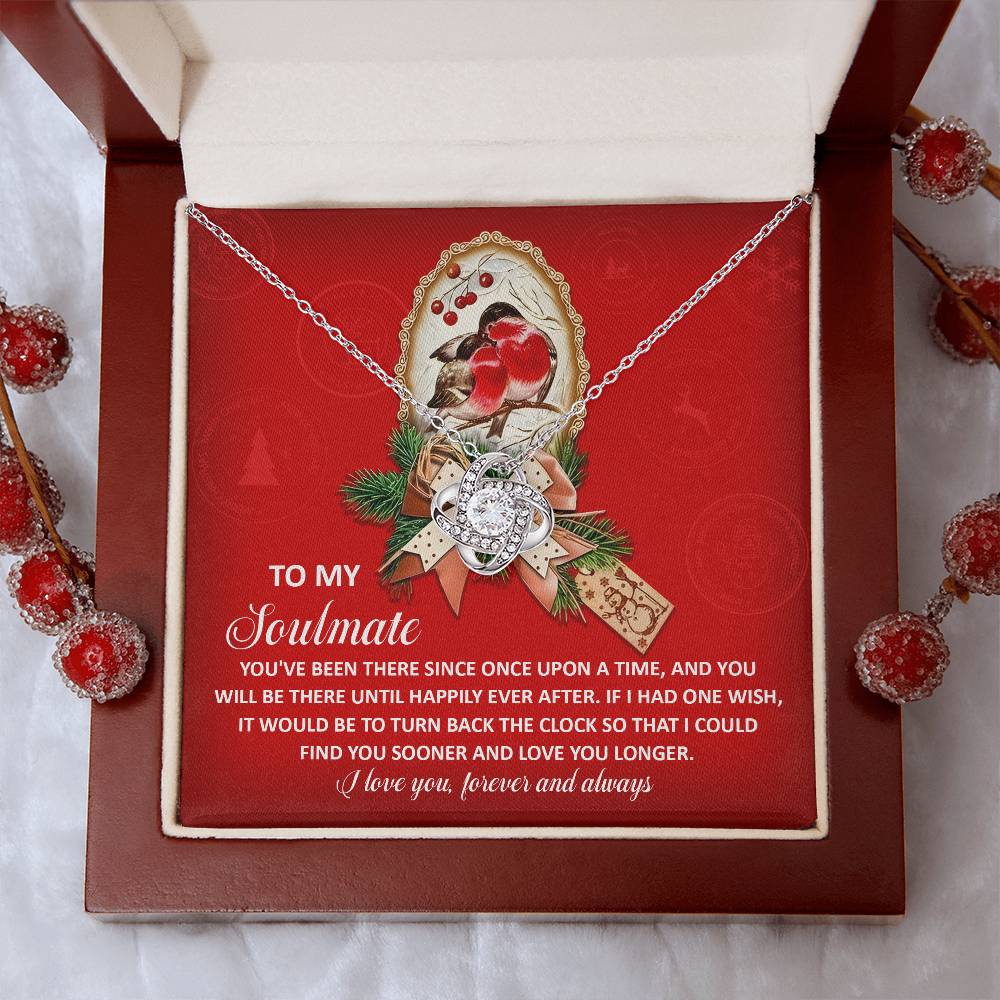 To My Soulmate Necklace, Christmas Gifts For Her, Christmas Presents For Women, Wife's Christmas Gift, Christmas For Wife