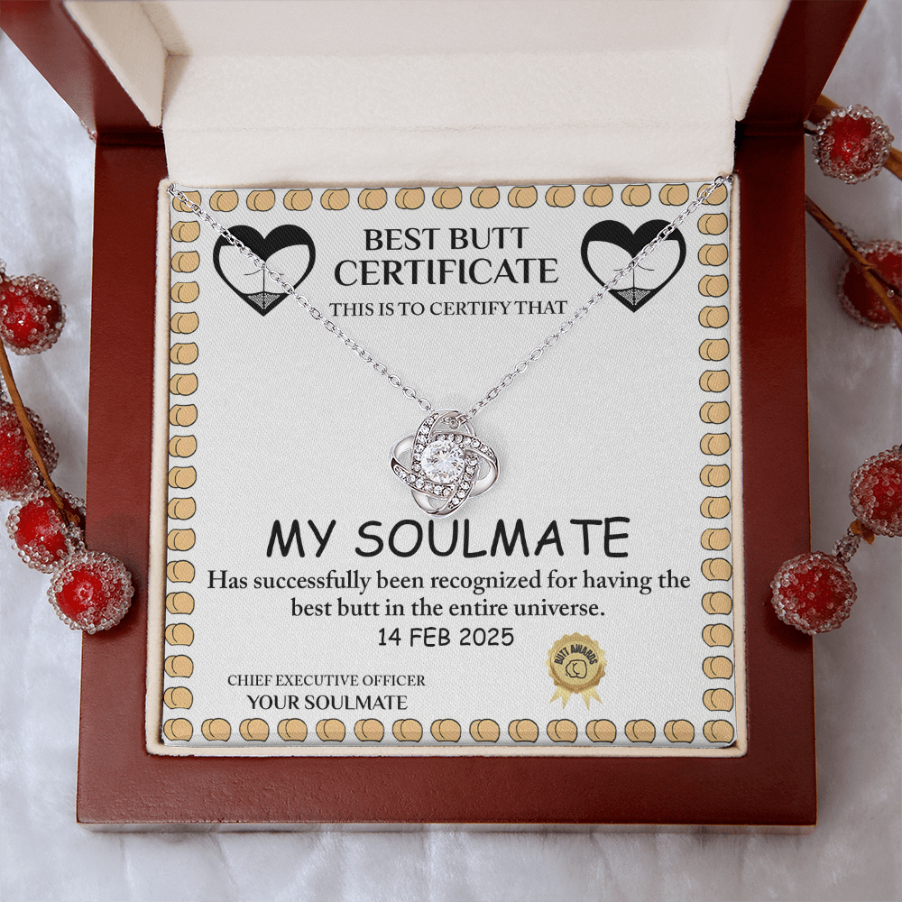 My Soulmate Necklace, To My Soulmate Necklace, Valentine For Her Gift, Valentine's Gift For Women, To My Soulmate Necklace For Women Funny