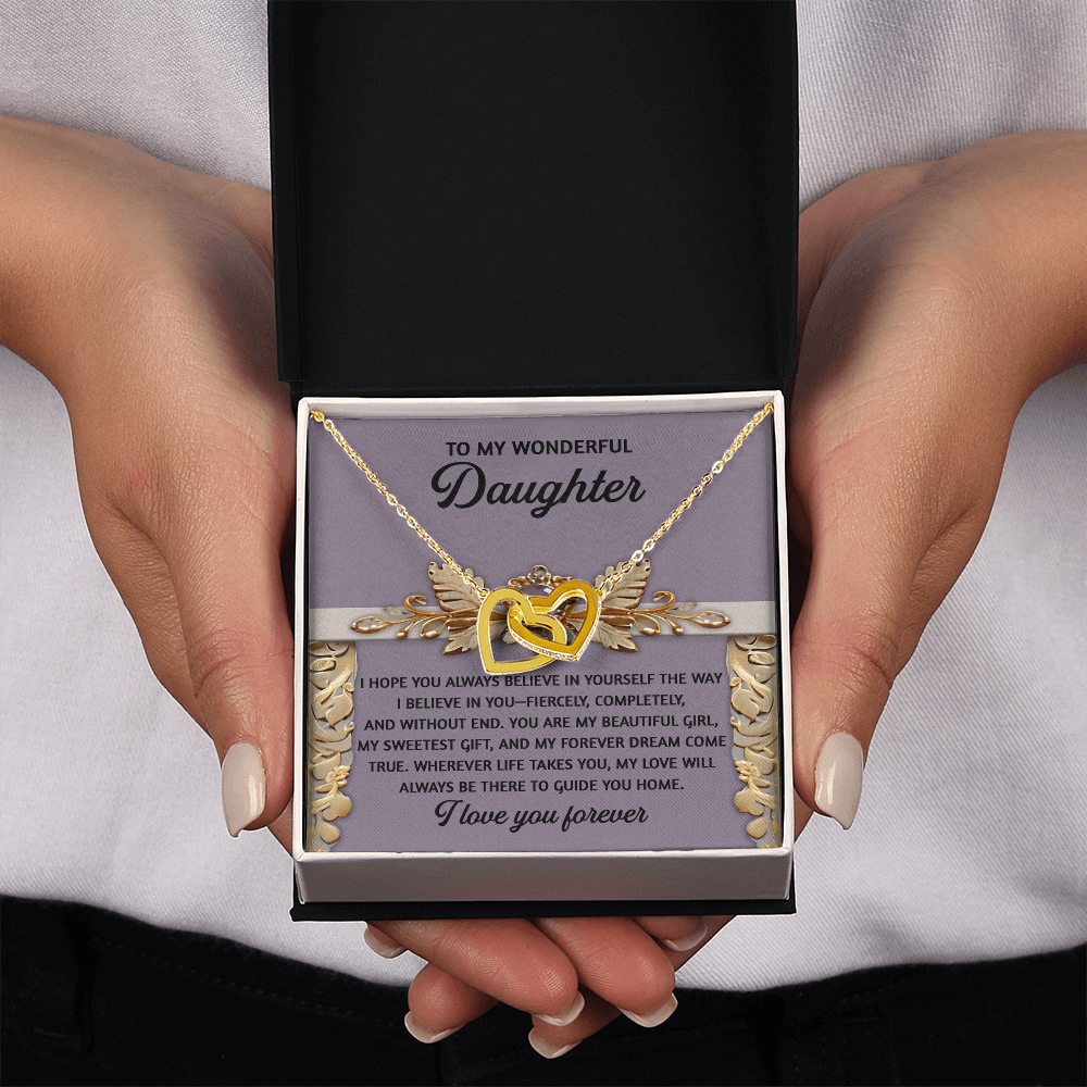 To My Wonderful Daughter Necklace, Matching Necklaces For Mom And Daughter, Gifts For Adult Daughter, Gifts For Adult Daughter From Mom