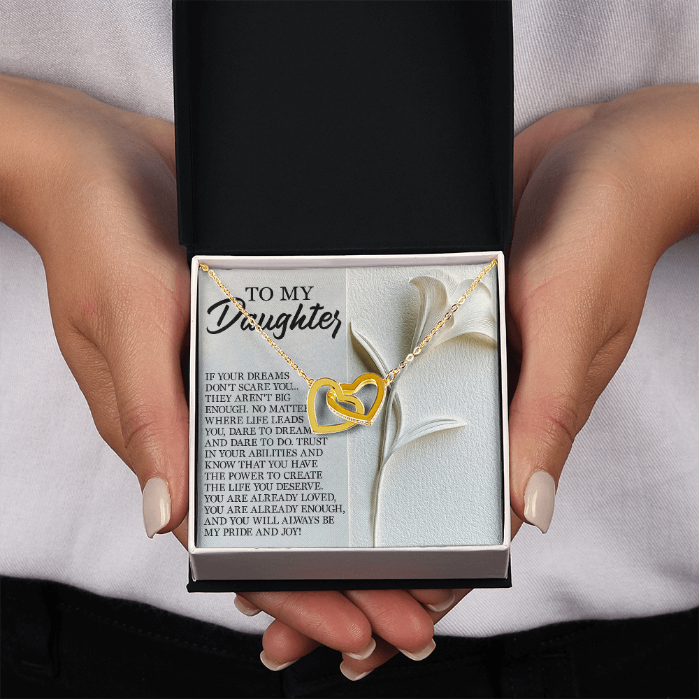To My Daughter Necklace, Necklace For Daughter From Mom, Graduation Gift For Daughter, Necklace For My Daughter