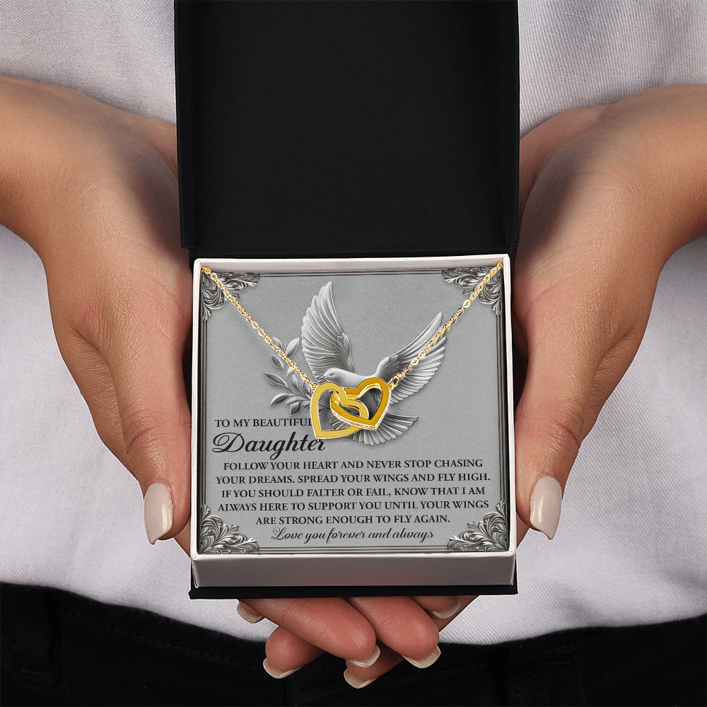 To My Beautiful Daughter Necklace, Birthday Card For Adult Daughter, Adult Daughter Birthday Gifts, Bonus Daughter Gifts Unique