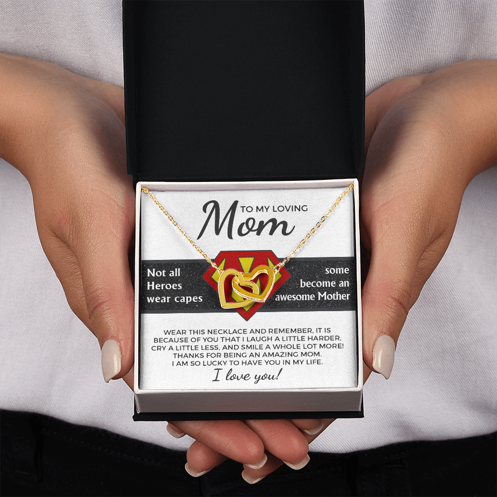 To My Loving Mom Necklace, Jewelry Mother Day Gift, I Love My Mom Necklace, Gifts For Mexican Moms, Birthday Gift Boyfriends Mom