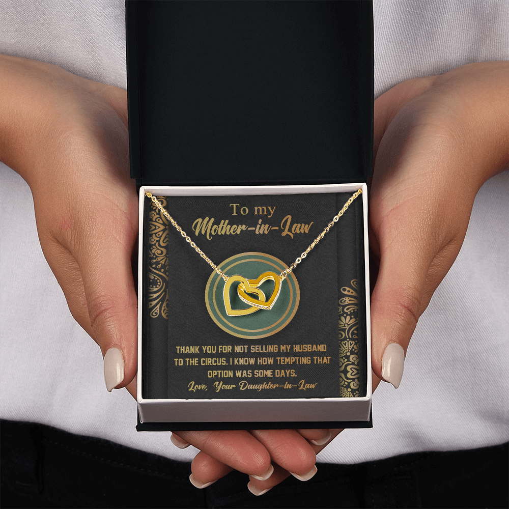 To My Mother-In-Law Necklace, Gifts For Mother In Law From Daughter In Law, Valentines Gifts For Mother In Law, Mother In Law To Be