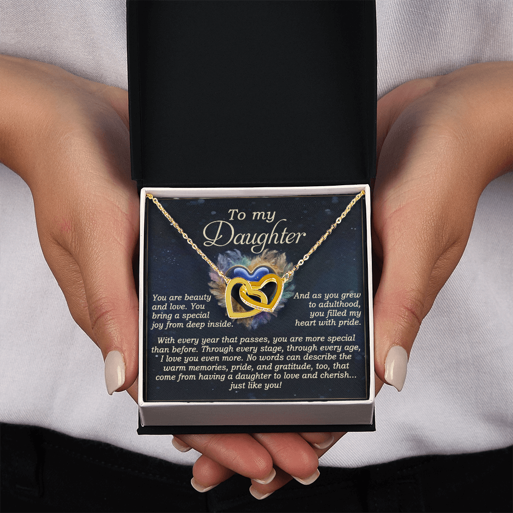 To My Daughter Necklace, For My Daughter From Dad, Daughter Gift From Dad, Daughter Necklaces From Mom