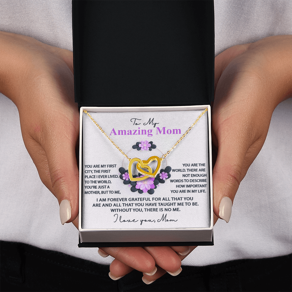 To My Amazing Mama Necklace, Mothers Day Necklace From Son, Christma Mom From Daughter, Gift My Mom Birthday, Mother Day Gift Mom Jewelry