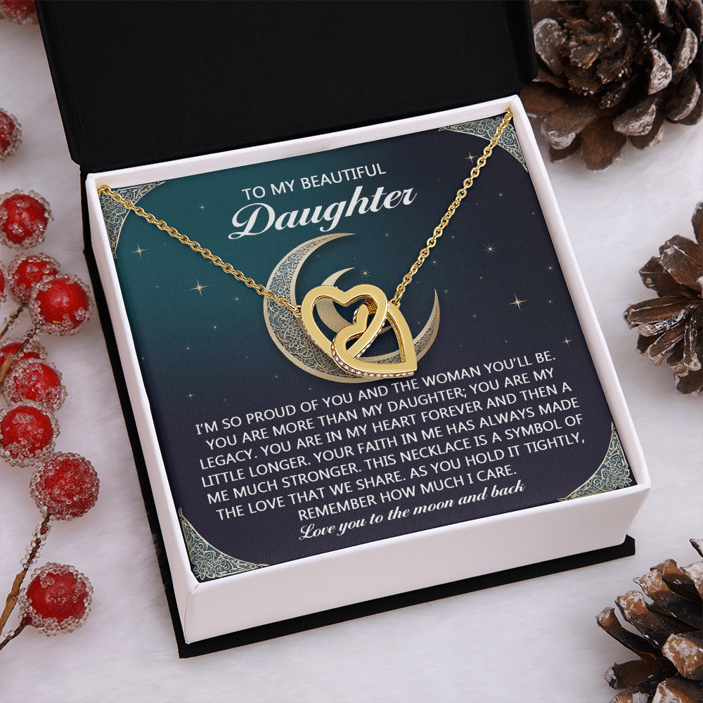 To My Beautiful Daughter Necklace, For My Daughter Necklace, Daughter Gifts From Mom, For My Daughter From Mom