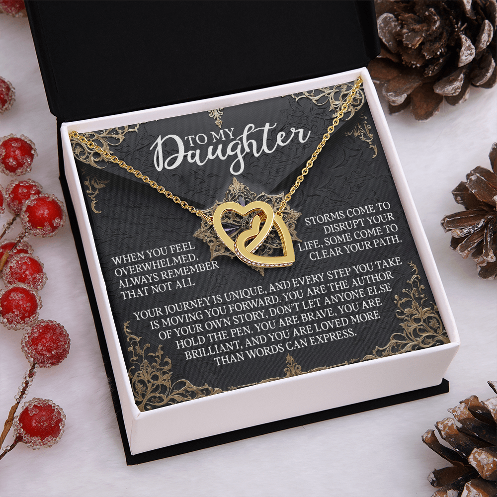 To My Daughter Necklace, For My Daughter From Dad, Daughter Gift From Dad, Daughter Necklaces From Mom