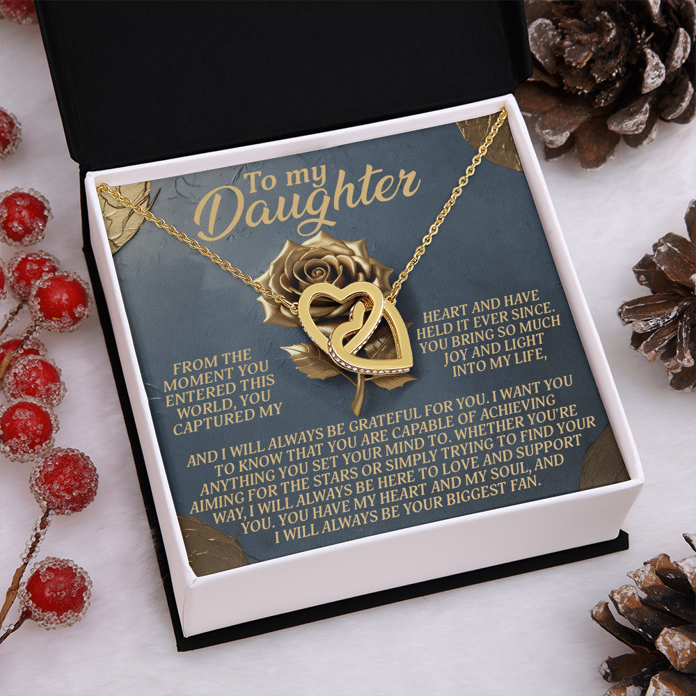 To My Daughter Necklace, To My Bonus Daughter Necklace, Daughter Valentines Gifts From Dad, Gift For My Daughter From Dad