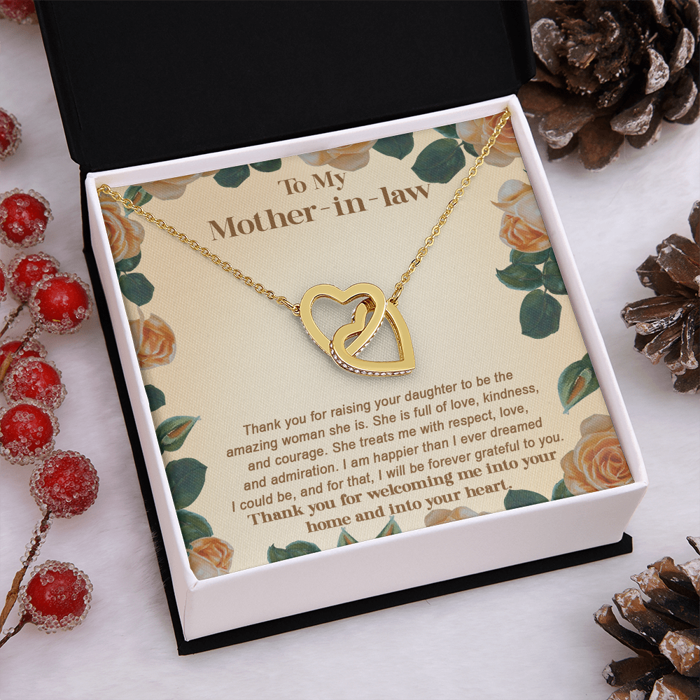 To My Incredible Mother-In-Law Necklace, Mother In Law Mothers Day Gift Jewelry, Future Mother In Law Gifts From Daughter In Law