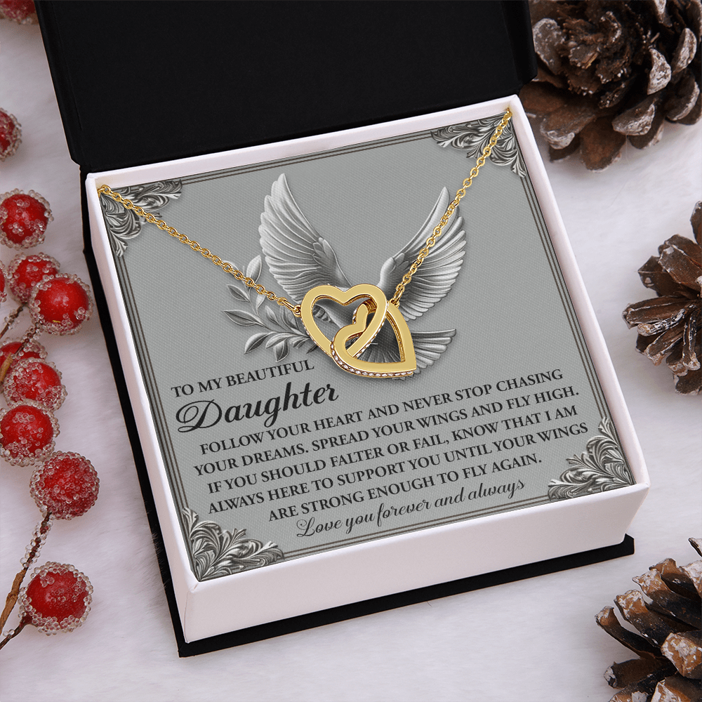 To My Beautiful Daughter Necklace, Birthday Card For Adult Daughter, Adult Daughter Birthday Gifts, Bonus Daughter Gifts Unique