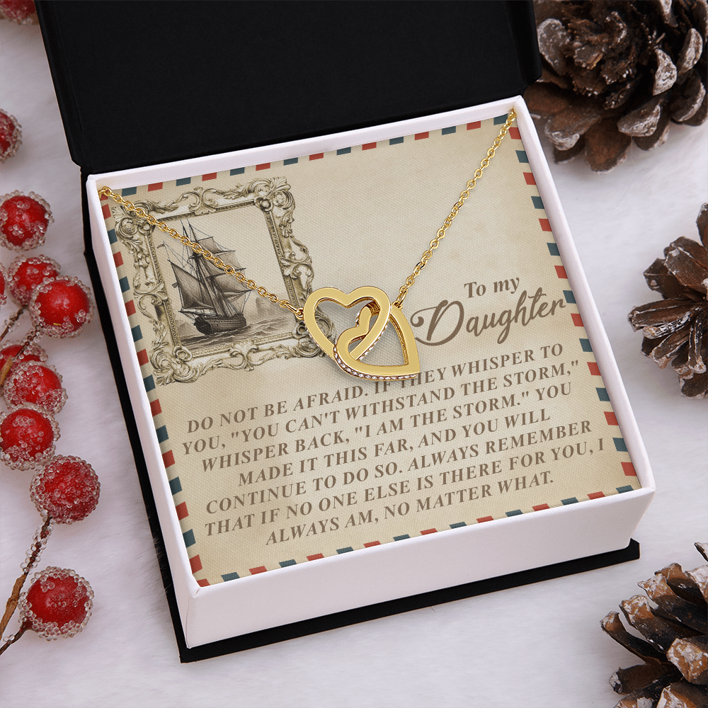To My Daughter Necklace, Daughter Necklace From Dad, To My Daughter Necklace From Dad, To Our Daughter Gifts From Parents