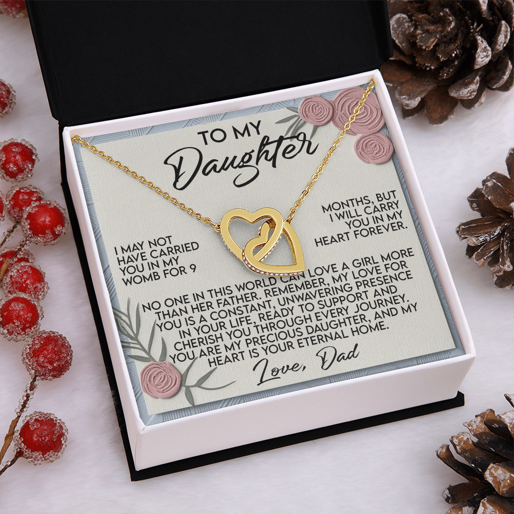 To My Daughter Necklace, Daughter Necklace From Dad, To My Daughter Necklace From Dad, Dad To Daughter Necklace