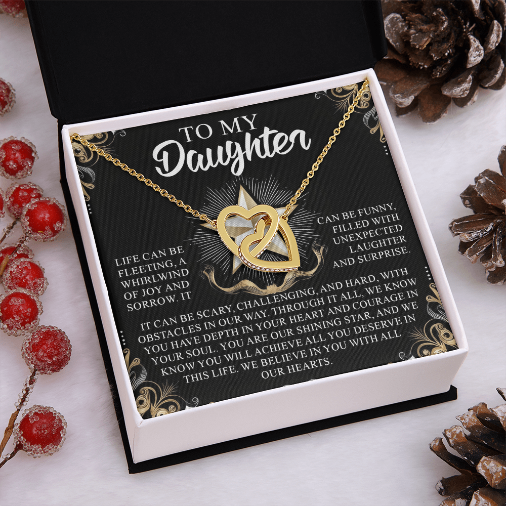 To My Daughter Necklace, Jewelry For Daughter From Mom, Gift For Adult Daughter, Gift For My Daughter