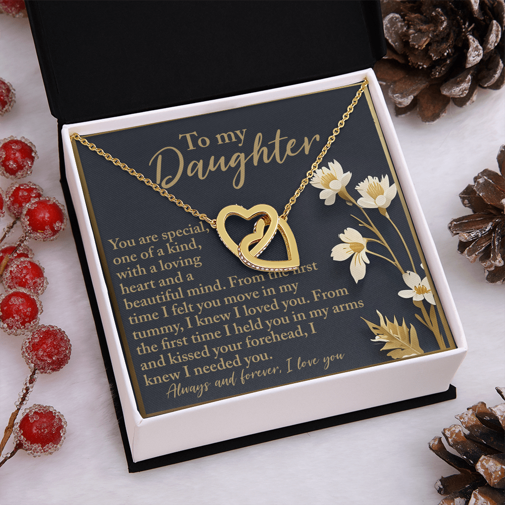 To My Daughter Necklace, Valentines For Adult Daughter, To Our Daughter Gifts From Parents, Daddy Necklace For Daughter