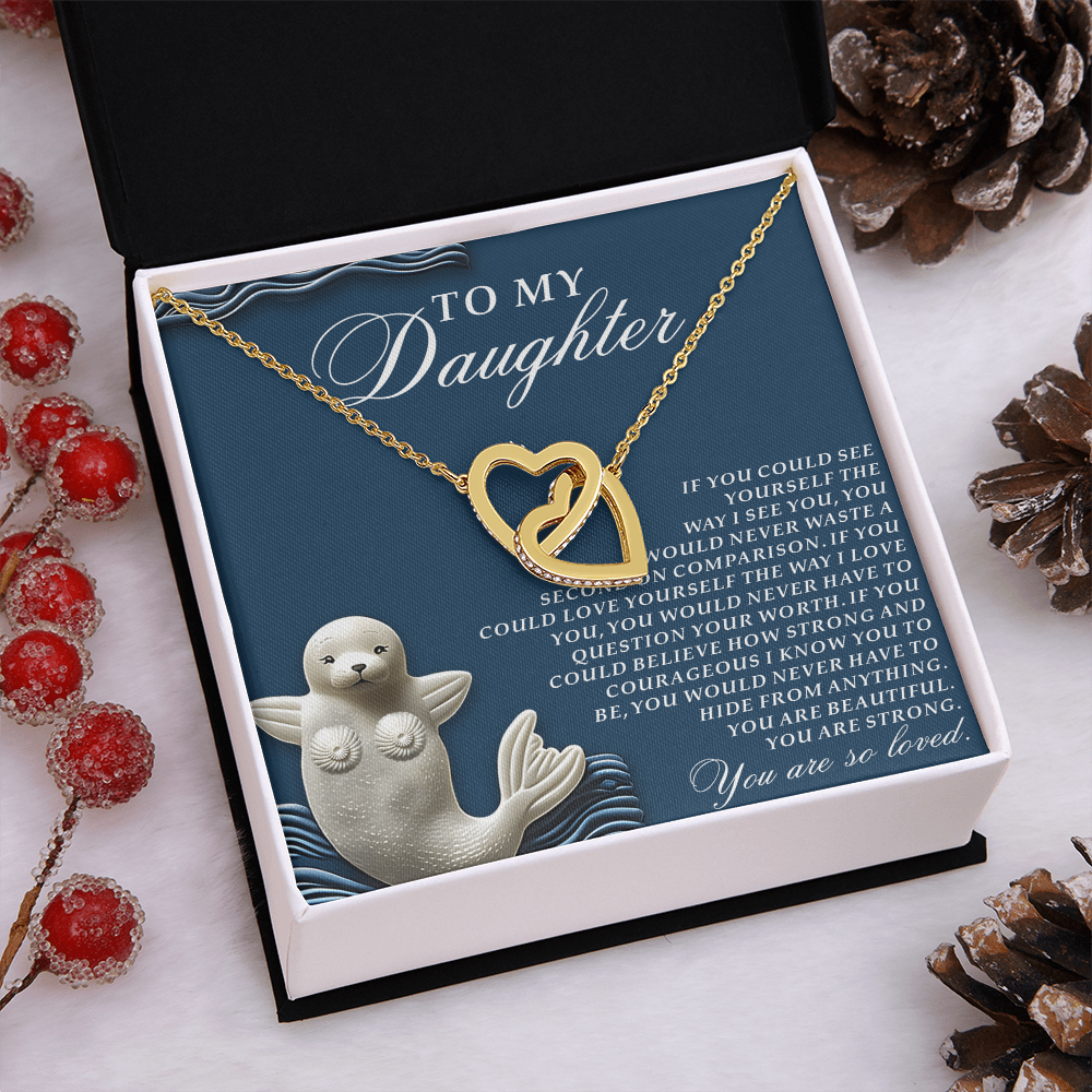 To My Daughter Necklace, Daughter Necklace From Dad, Birthday Gifts For Adult Daughter, Daughter Jewelry From Mom