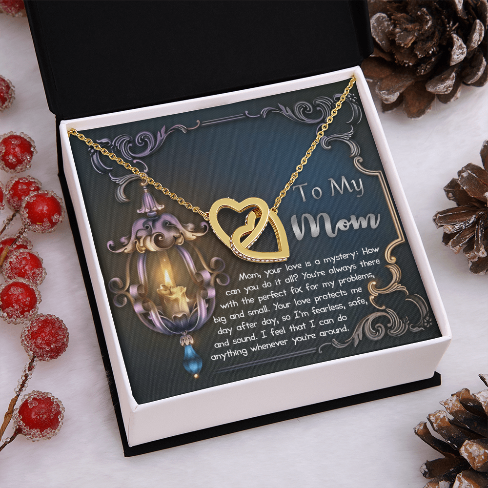 To My Mom Necklace, Christma Day Gift Mom, Mother Day Gift Jewelry Necklace, Christma Gift Mom Necklace, Sentimental Birthday Gift Mom