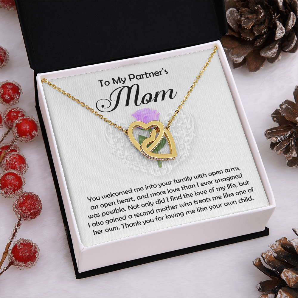 To My Mother-In-Law Necklace, Gift For Mother In Law Birthday, Mother's Day Gifts Mother In Law, Valentines Day Gifts For Mother In Law