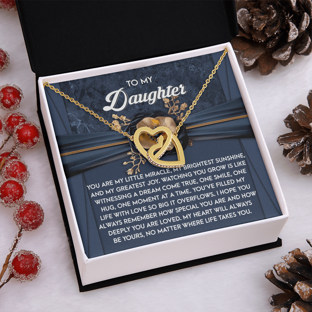 To My Daughter Necklace, Mom And Daughter Necklaces, Father Daughter Necklace, Jewelry For Daughter From Mom
