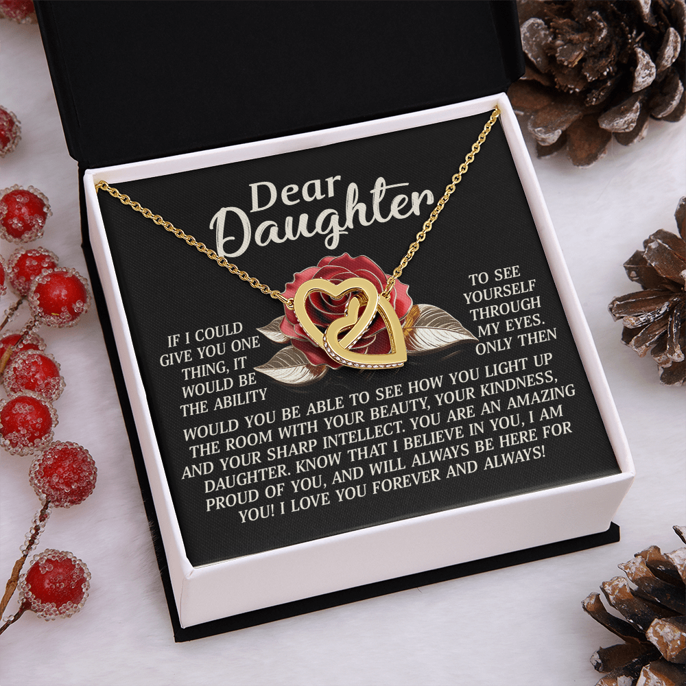 To My Daughter Necklace, Dad And Daughter Necklaces, Birthday Gift For Daughter Adult, Dad And Daughter Necklaces