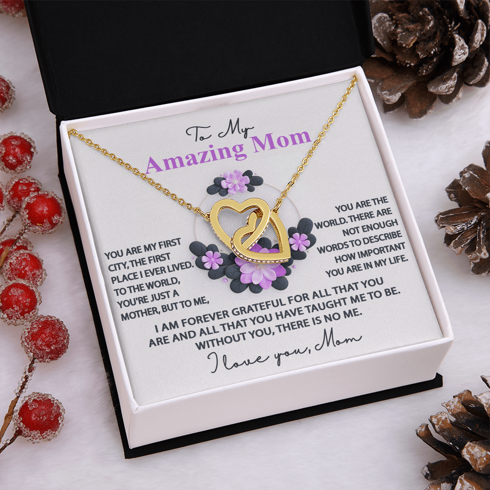 To My Amazing Mama Necklace, Mothers Day Necklace From Son, Christma Mom From Daughter, Gift My Mom Birthday, Mother Day Gift Mom Jewelry