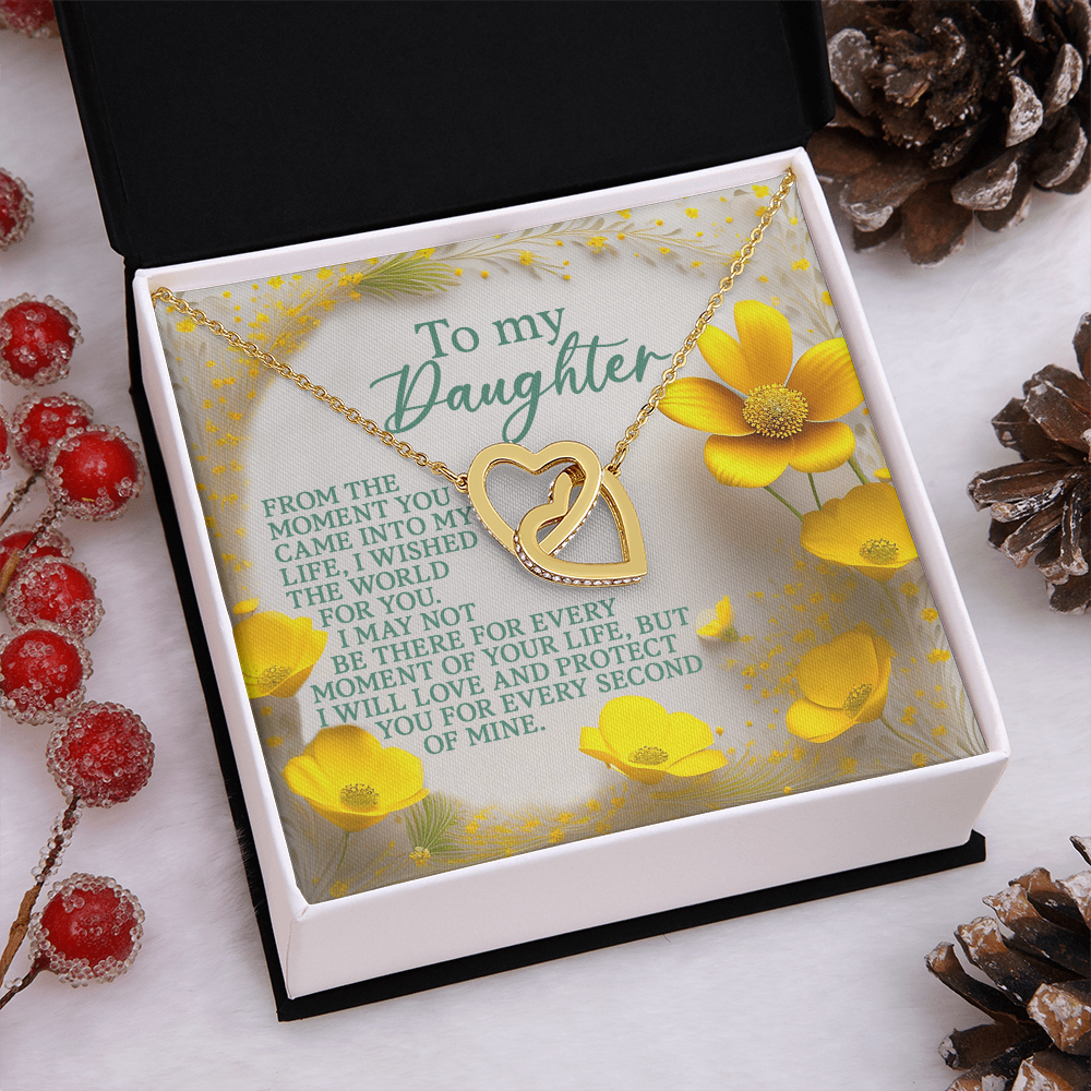 To My Daughter Necklace, My Daughter Gifts From Mom, Gifts From Dad To Daughter, Necklace For Daughter And Mom