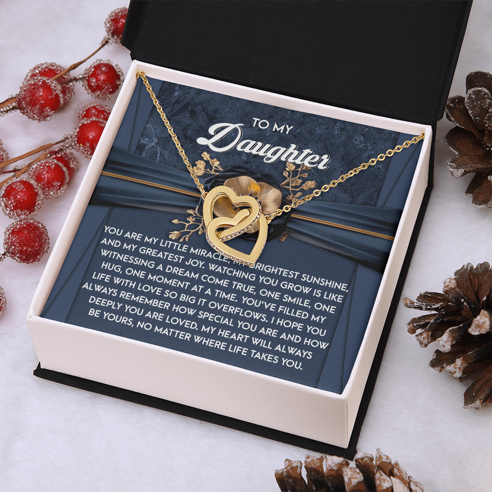 To My Daughter Necklace, Mom And Daughter Necklaces, Father Daughter Necklace, Jewelry For Daughter From Mom