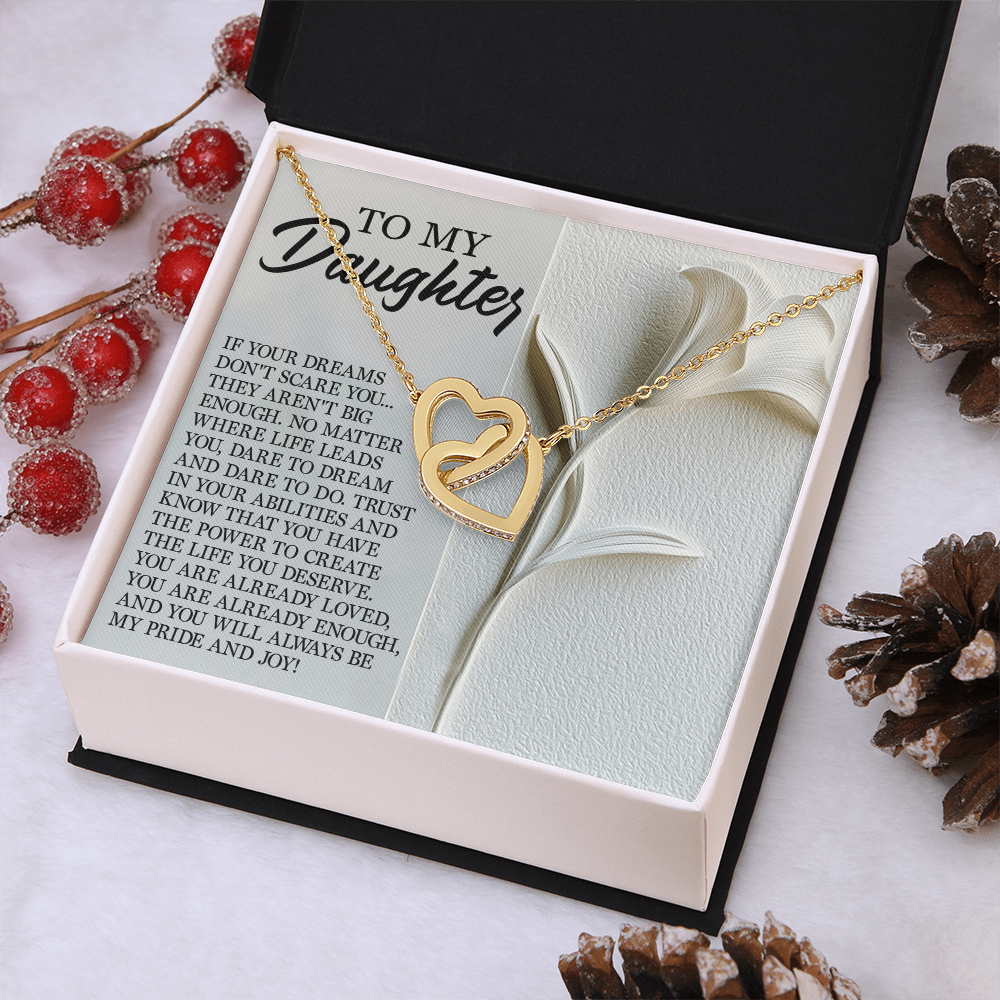 To My Daughter Necklace, Necklace For Daughter From Mom, Graduation Gift For Daughter, Necklace For My Daughter