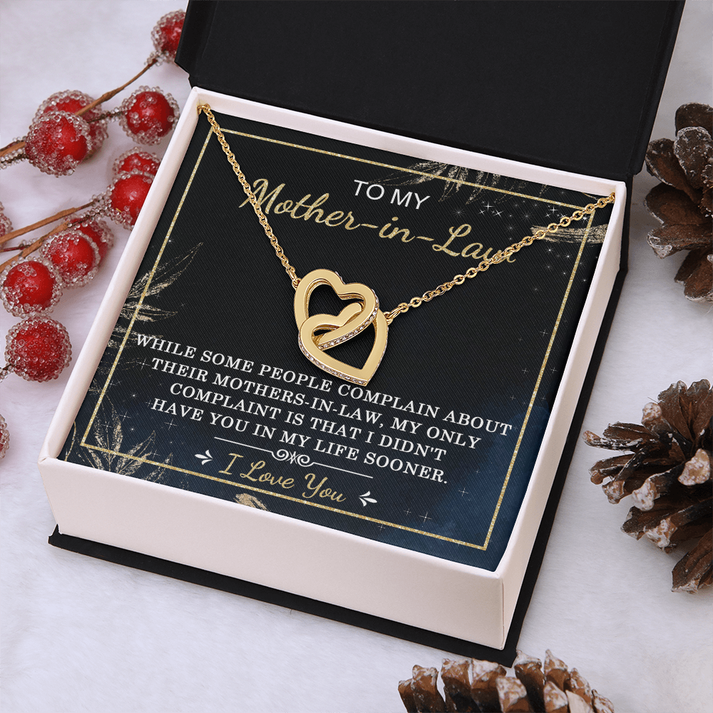 To My Mother-In-Law Necklace, Birthday Gifts For Mother In Law From Daughter In Law, Birthday Gifts For Mother In Law From Son In Law