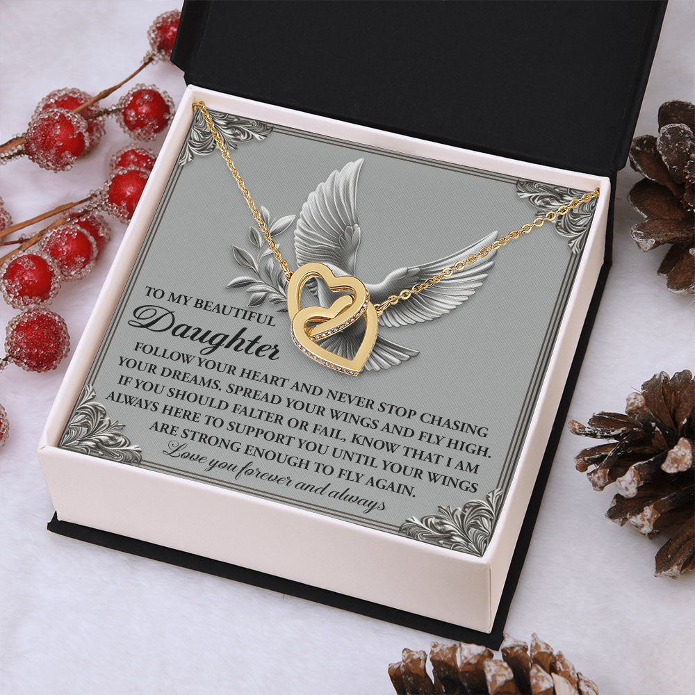 To My Beautiful Daughter Necklace, Birthday Card For Adult Daughter, Adult Daughter Birthday Gifts, Bonus Daughter Gifts Unique