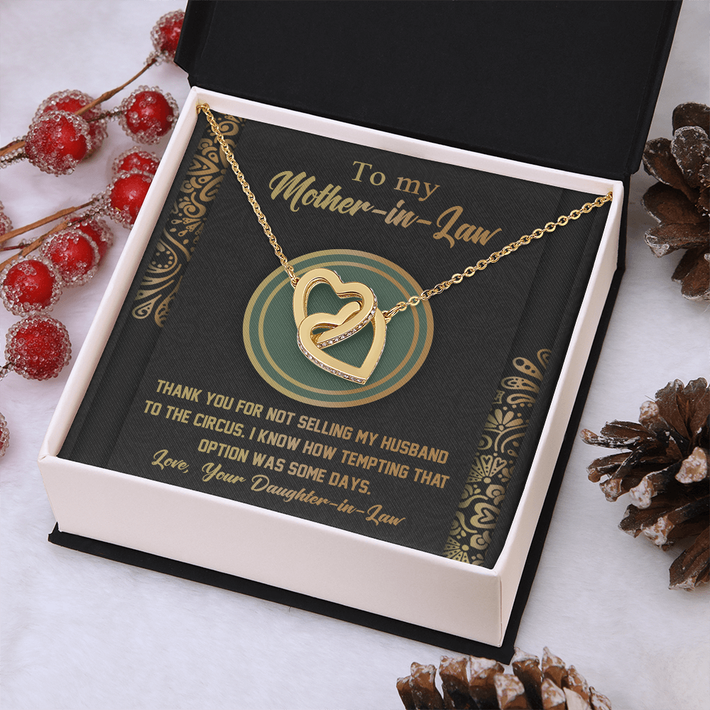 To My Mother-In-Law Necklace, Gifts For Mother In Law From Daughter In Law, Valentines Gifts For Mother In Law, Mother In Law To Be