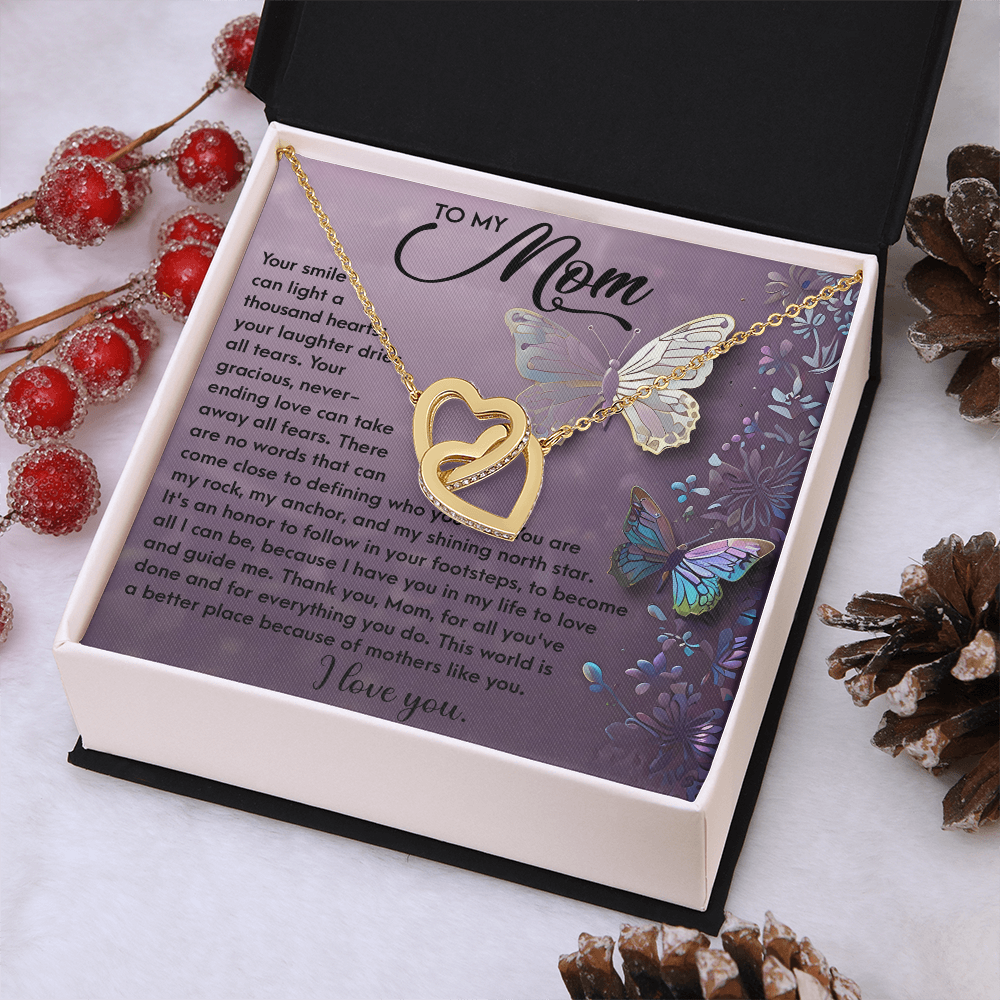 To My Mom Necklace, Christma Day Gift Mom, Mother Day Gift Jewelry Necklace, Christma Gift Mom Necklace, Sentimental Birthday Gift Mom