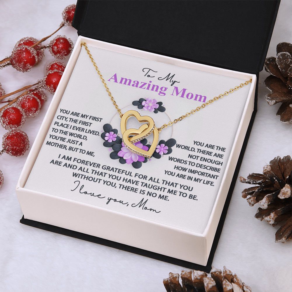 To My Amazing Mama Necklace, Mothers Day Necklace From Son, Christma Mom From Daughter, Gift My Mom Birthday, Mother Day Gift Mom Jewelry