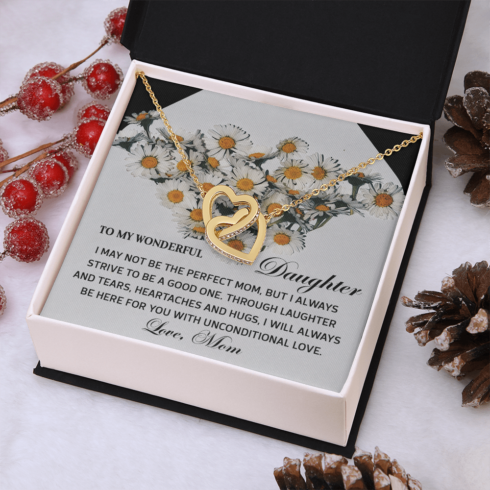 To My Wonderful Daughter Necklace, Daughter Gifts From Mom Unique, Mother Daughter Necklace, My Daughter Gifts From Mom