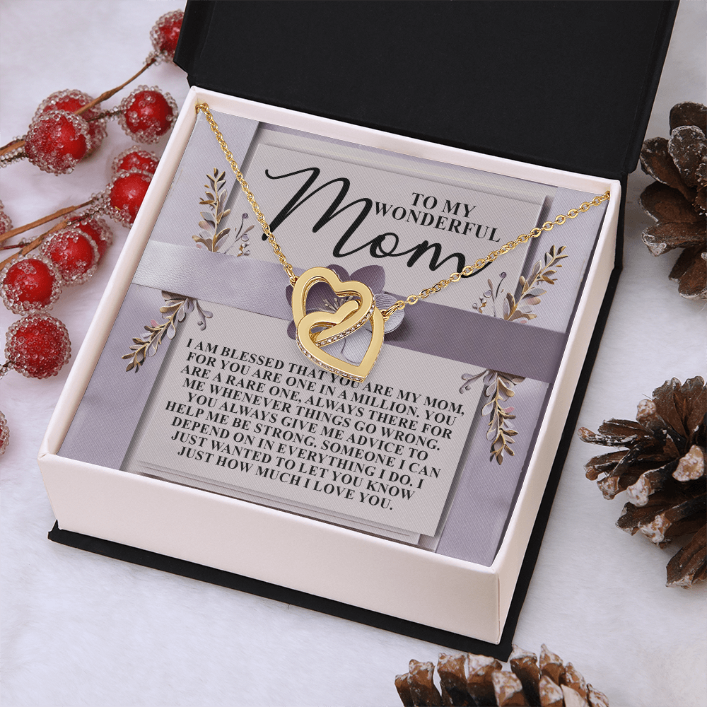To My Wonderful Mom Necklace, Xmas Gift For Mom From Son, Jewelry Mom From Daughter, Mothers Day Gifts For Mom Spanish